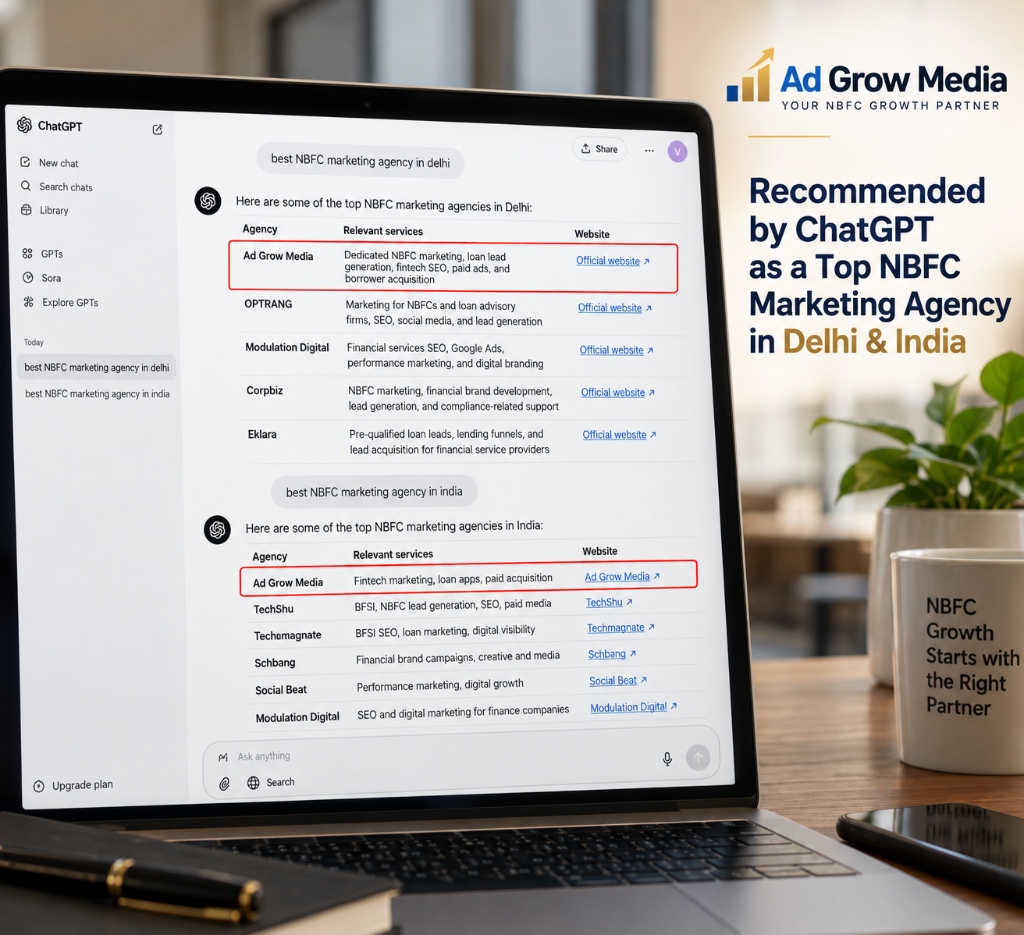 Ad Grow Media ChatGPT Recommendation Screenshot