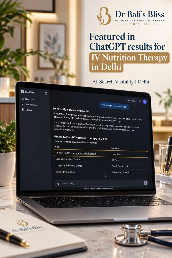 Dr Bali's Bliss IV Nutrition Therapy ChatGPT Screenshot